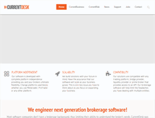Tablet Screenshot of currentdesk.com